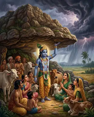 Under Govardhan Hill cover artwork
