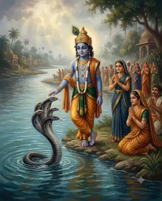Kaliya and the Yamuna cover artwork